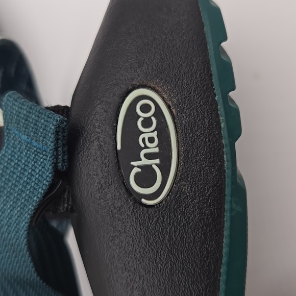 Chaco ZX2 Classic Athletic Angular Teal Sandals Size 9 - Picture 8 of 10